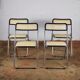 Series of 4 folding chairs in canning
