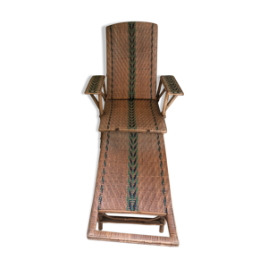 Chaise de repos en rotin