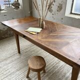 19th century oak farmhouse table 270cm with extensions