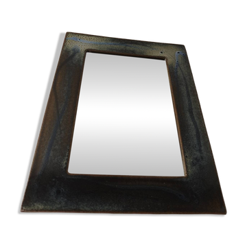 Miroir Vintage en Céramique Émaillée – Atelier de la Bâtisse (Années 6