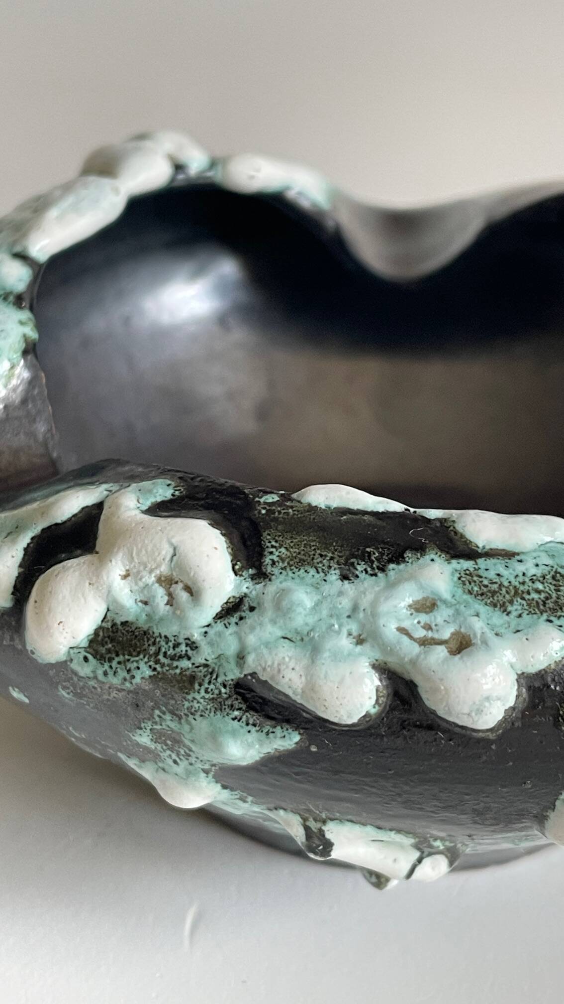 Cyclops Ceramic Ashtray Annecy France Vintage