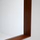 Late 1960s Scandinavian Teak Rectangular Wall Mirror