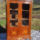 Louis XV library in rosewood marquetry
