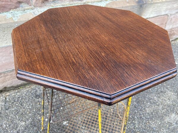 Table d'appoint hexagonale de commerce 1950