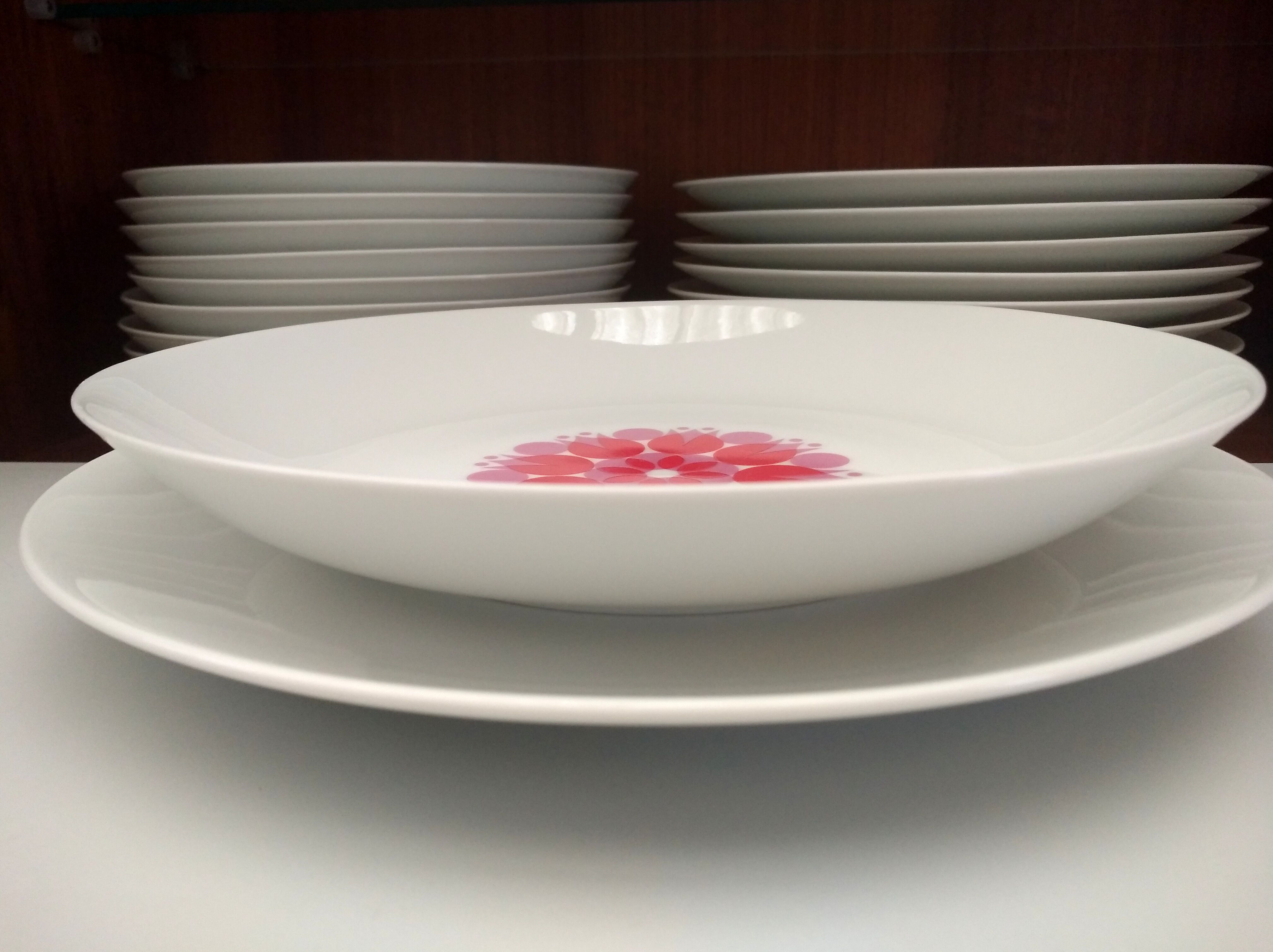 Set of 10 soup plates of the 70 Thomas Germany