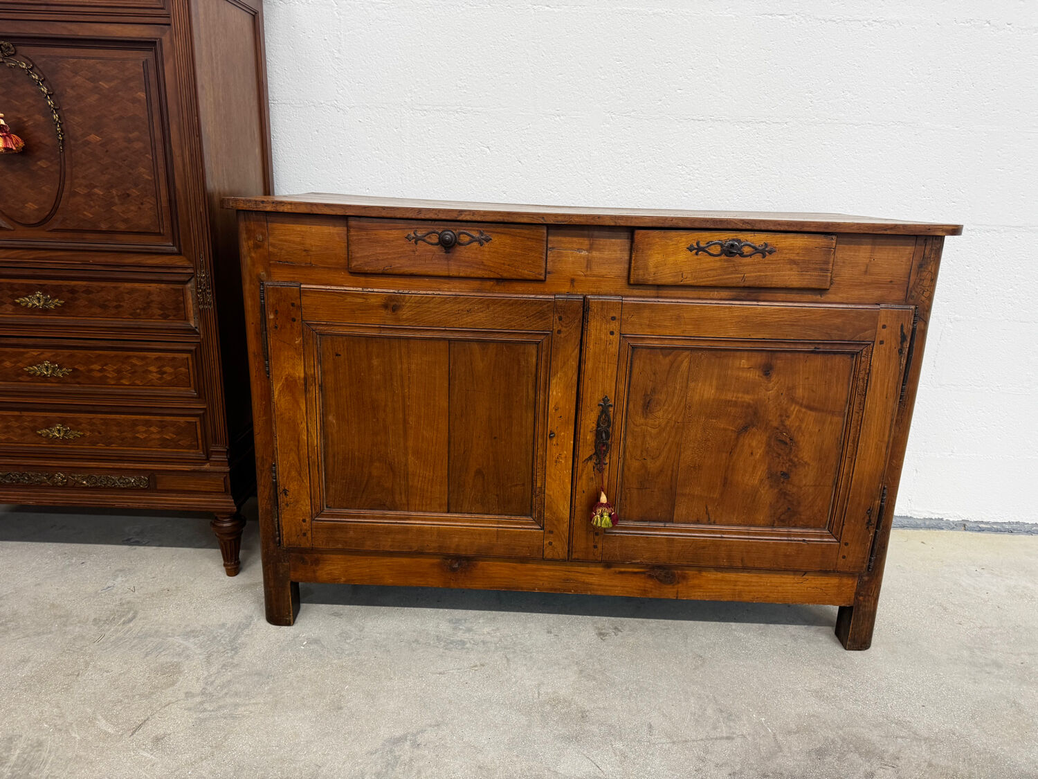 Buffet meuble de rangement rustique 19e