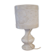 Lampe en marbre blanc veiné