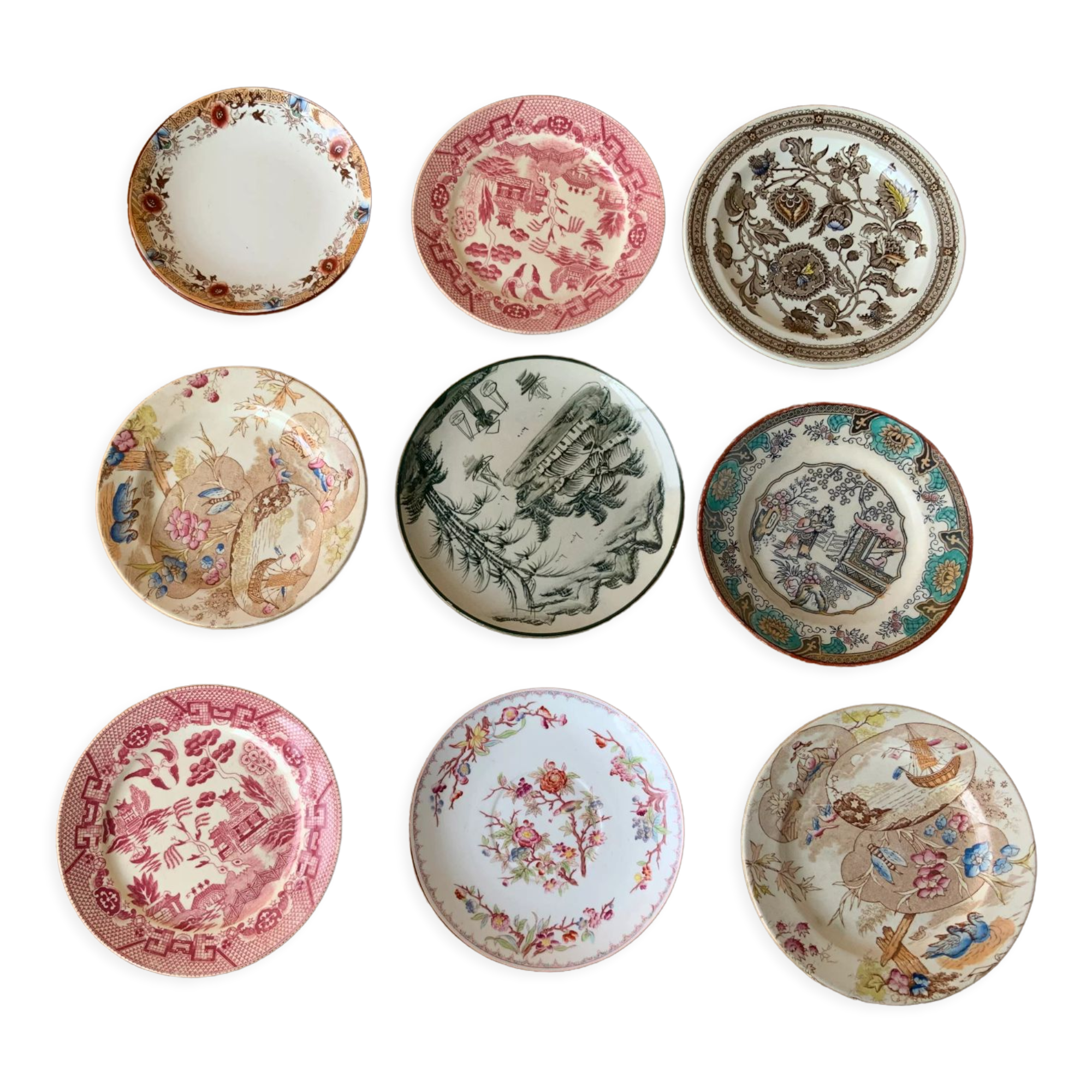 Vintage plates