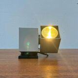 Mid-century minimalist cube wall table lamp 6015 by Kaiser, 1960