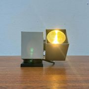 Mid-century minimalist cube wall table lamp 6015 by Kaiser, 1960