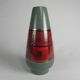 German vase in red and green ceramic, 1960s