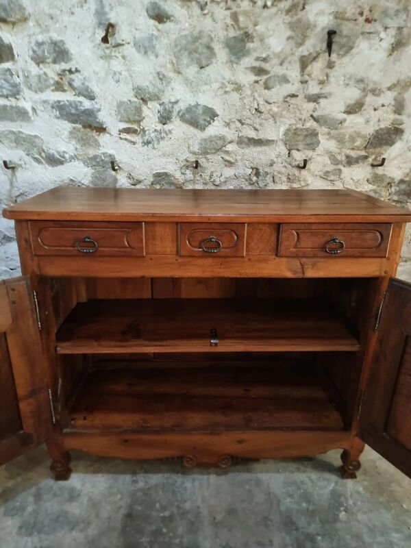 Buffet ancien de style Louis XV, buffet français, fin du XIXe siècle