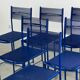 Set of 7 chairs Spaghetti 101 by Giandomenico Belotti for Alias 80s