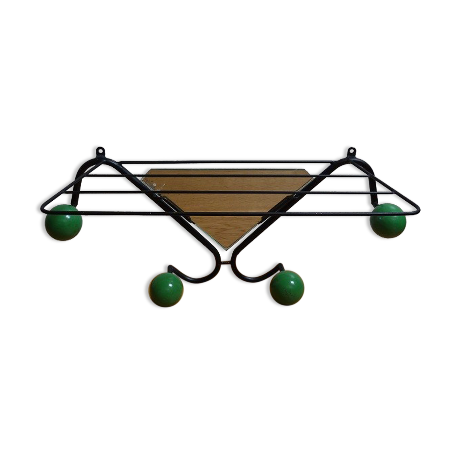 Vintage wall coat rack