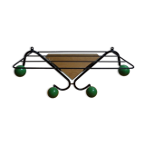 Vintage wall coat rack