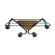 Vintage wall coat rack