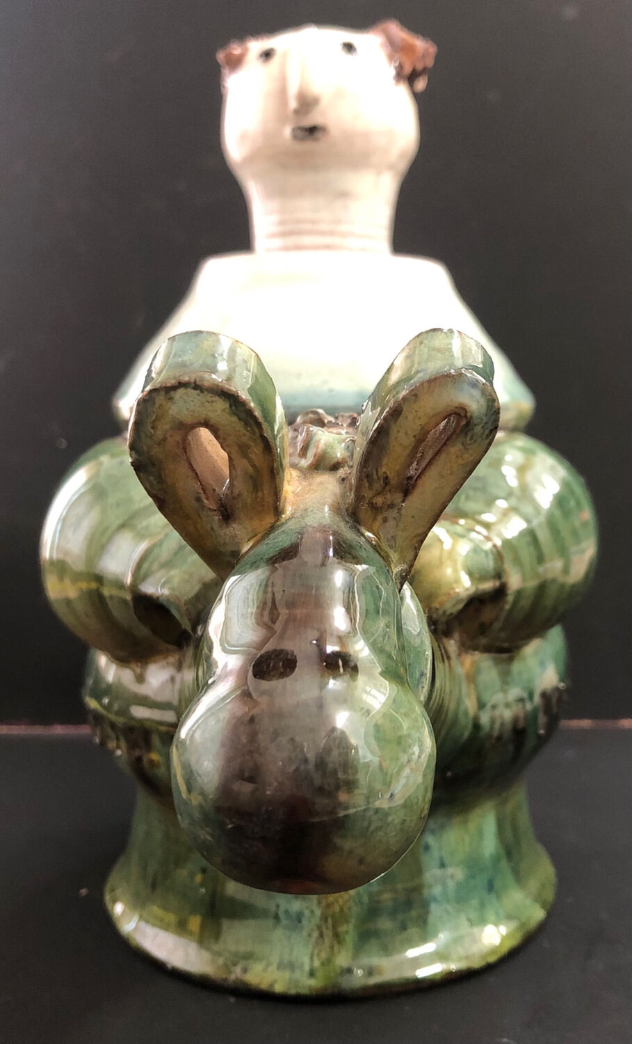 Ceramic shaped piece by Mária Sövegjártó