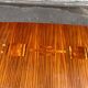 Scandinavian solid wood and rosewood dining table 1960