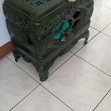 Poele en fonte émaillée pour déco