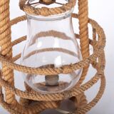 Rope lantern lamp, 50s/60s
