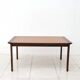 Rosewood and Leather Coffee Table by Hans Olsen