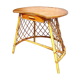 Vintage rattan table, desk