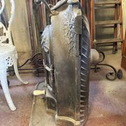 Cast iron poele emailthe brand la salamandre e l habouche model louis xvi late nineteenth