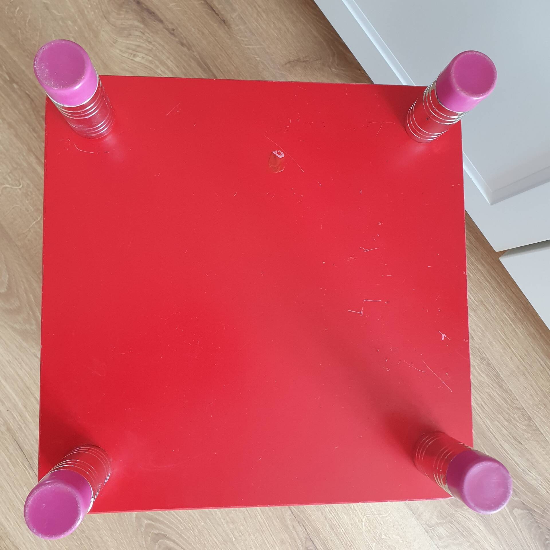 Occasional bedside table / pencil foot eraser attributed to Pierre Sala