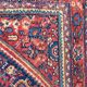 Old Persian carpet of Mahal handmade 126x197 cm