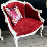 Fauteuil bergère ancien entièrement restauré