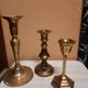 Trio de bougeoirs en bronze