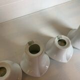 Four white candle holders KPM bavaria Germany