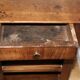 Dark oak side/bedside table