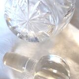 Cut crystal carafe with stopper