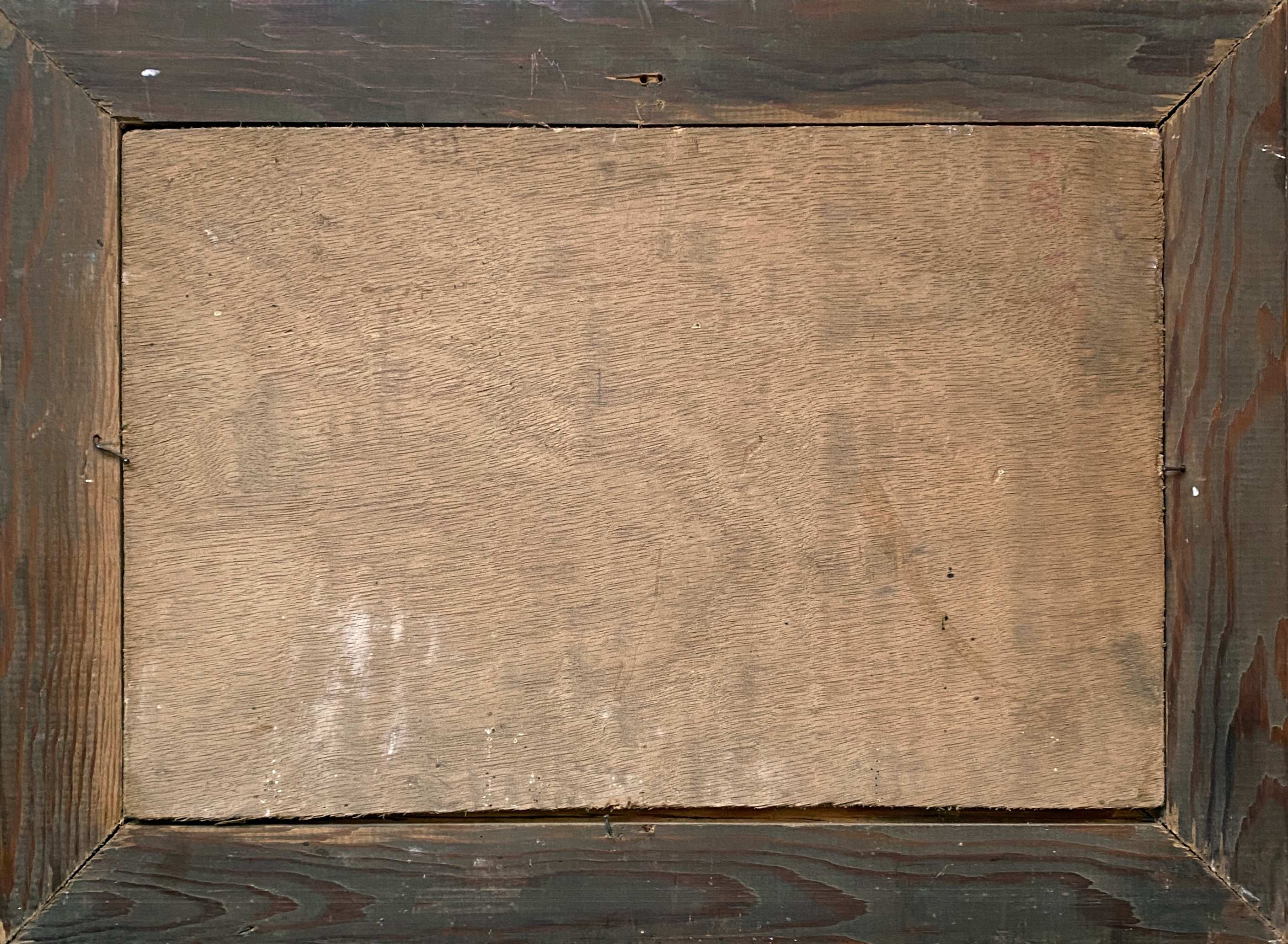 HSP table "The entrance to the village with hilly landscape" + frame