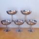 Set of 5 L'Etang Remy stainless steel ice cream cups