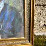 Pastel portrait painting