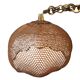 Suspension en cannage de rotin vintage