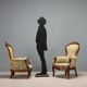 Paire de fauteuils Luigi Filippo en noyer