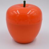 Vintage ice bucket in the shape of an orange apple
