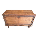 Light wood chest