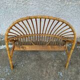 Rattan headboard