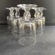 6 verres à porto en cristal uni torsadé – Typés des années 1960-1970’s