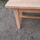 Farm table in solid oak wood raw