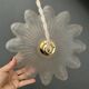 Vintage frosted glass lampshade pendant light