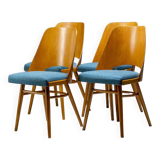 Set of 4 Dining Chairs, Radomír Hofman, 1960s, Czechoslovakia