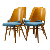 Set of 4 Dining Chairs, Radomír Hofman, 1960s, Czechoslovakia