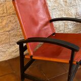 Vintage safari armchair