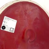 Franco Bettonica, vase en céramique rouge mod. fb1, Gabbianelli Italie ca. 1970