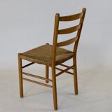 Chaises de salle à manger assises par Hein Salomonson années 1950, Set de 4